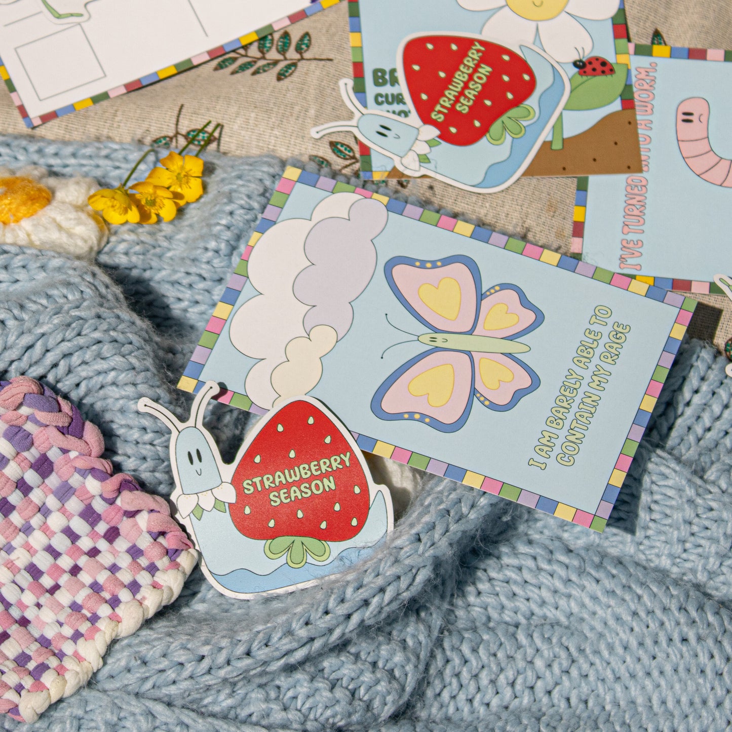 Strawberry Snail | Magnet