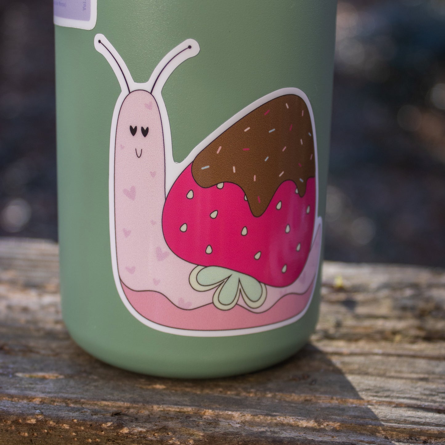 Chocolate Strawberry Snail | Sticker