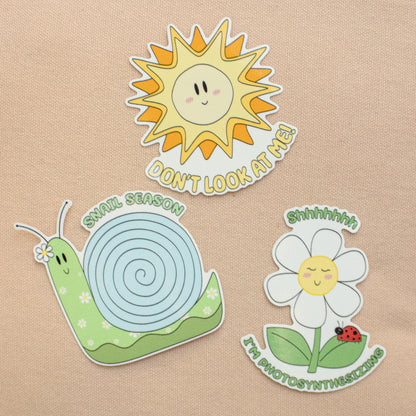"Don't Look at Me!" Sunshine | Sticker
