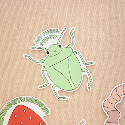 "Hey There, Stinky" Stinkbug | Sticker
